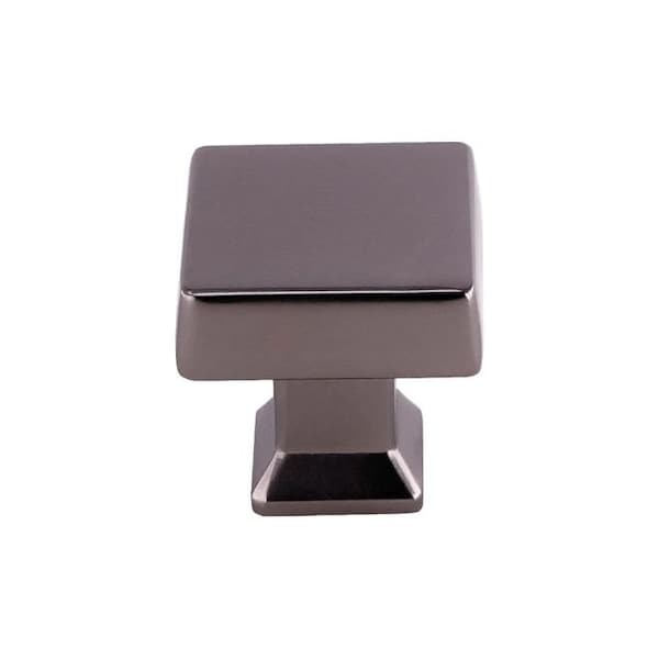 Crown 1-1/4" Square Colorado Cabinet Knob Dark Pewter Finish CHK94723DP - main